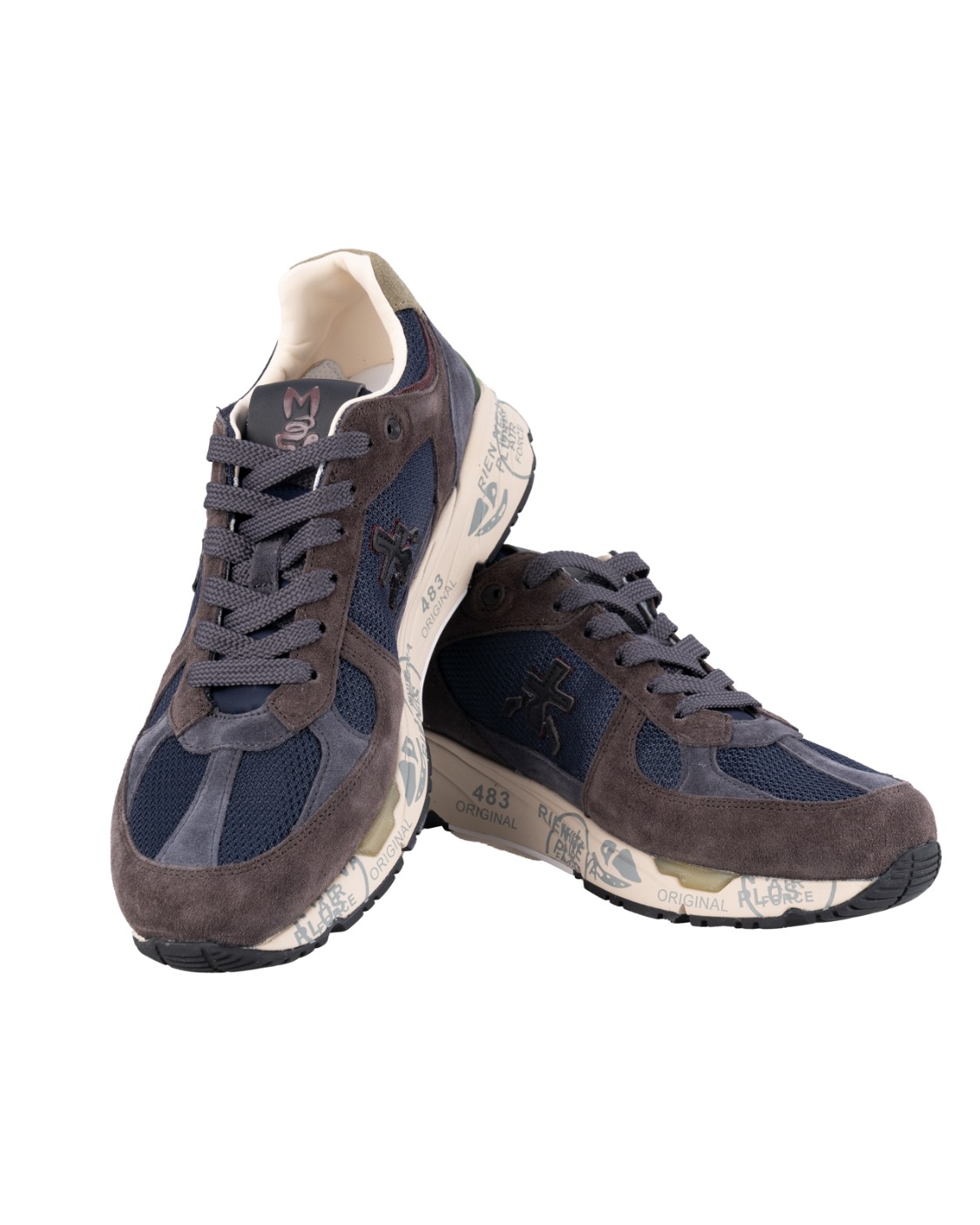 shop PREMIATA  Scarpa: Premiata sneakers "Mase 6889".
Logo all'esterno.
Scritta PREMIATA all'interno.
Nome del modello sull'etichetta.
Composizione: Suola: 30% gomma 65% eva 5% tpu tomaia: 30% pelle di vitello 55% ny 15%pu fodera: 86% pelle di capra 14% pu.
Made in Vietnam.. MASE 6889-B number 8634387